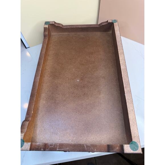 Bigelow Mahogany Tea Chest Handles Storage Organizer - Picture 9 of 9